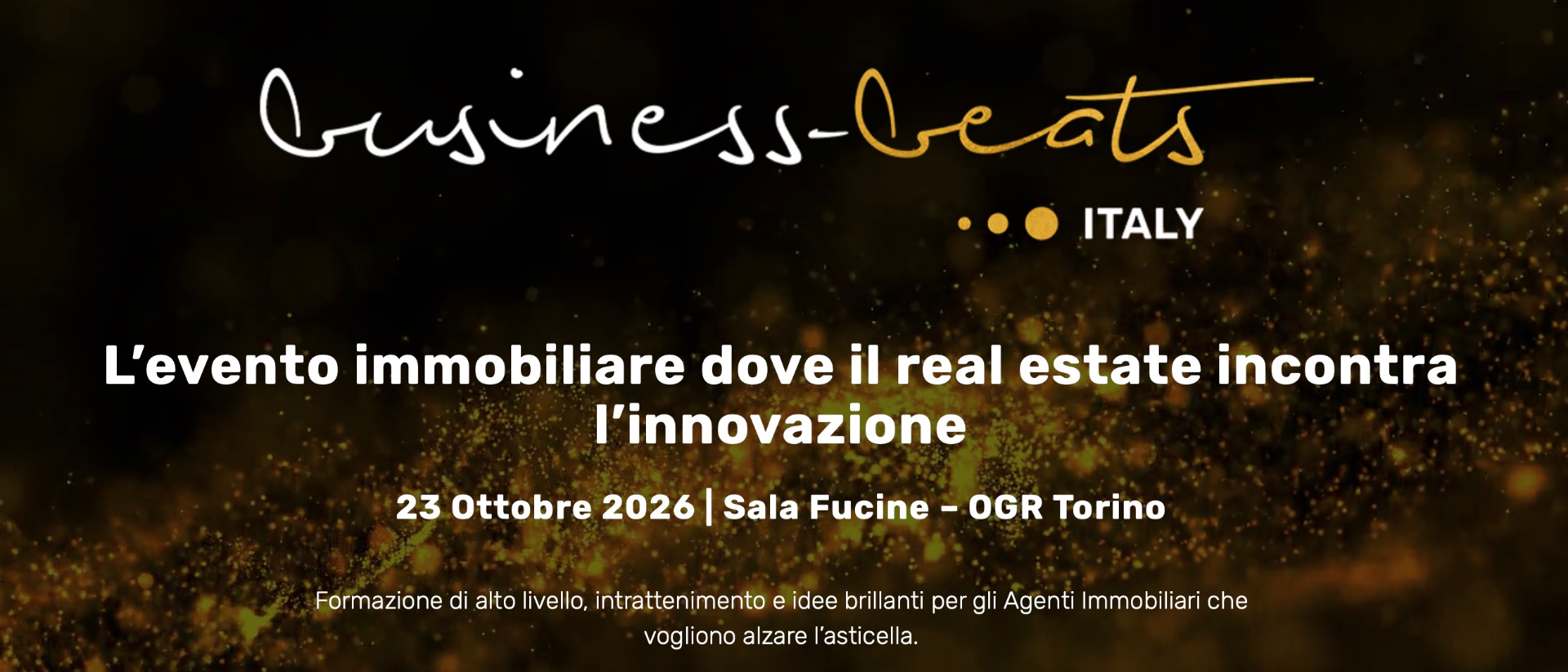 Il real estate italiano si dà appuntamento aTorino: torna business-beats Italy